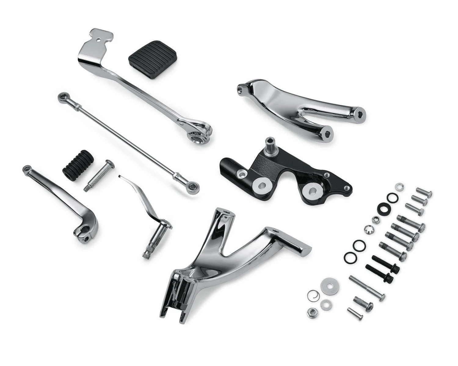 Harley Davidson Standard Fußrasten Vorverlegung Chrom 3 Harley Davidson Standard Fußrasten Vorverlegung Chrom