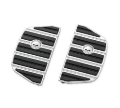 Harley Davidson Willie G. Skull Sozius-Trittbretteinsätze Klassische Form