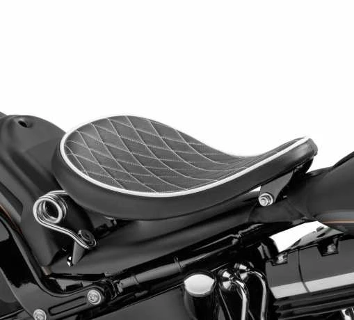 Harley Davidson Solo Federsattel Black Diamond 10.5" 5 Harley Davidson Solo Federsattel Black Diamond 10.5" – Bild 3