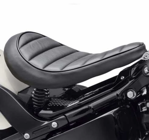 Harley Davidson Bobber Solo Sattel Tuck & Roll Schwarz 4 Harley Davidson Bobber Solo Sattel Tuck & Roll Schwarz – Bild 2