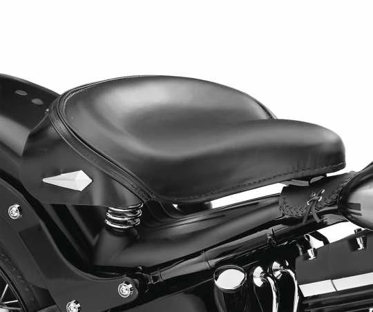 Harley Davidson Deluxe Leder Solo Federsattel Mit Nostalgic Einfassung 5 Harley Davidson Deluxe Leder Solo Federsattel Mit Nostalgic Einfassung – Bild 3