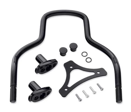 Harley Davidson Quick-Release Sissy Bar Rund, Schwarz 3 Harley Davidson Quick-Release Sissy Bar Rund, Schwarz