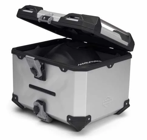 Harley Davidson Aluminum Top Case Klar Eloxiert 4 Harley Davidson Aluminum Top Case Klar Eloxiert – Bild 2
