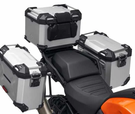 Harley Davidson Aluminum Top Case Klar Eloxiert 5 Harley Davidson Aluminum Top Case Klar Eloxiert – Bild 3