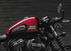 Harley Davidson Lenkerenden-Spiegel Rund, Links -Harley Davidson Store 56000134 41