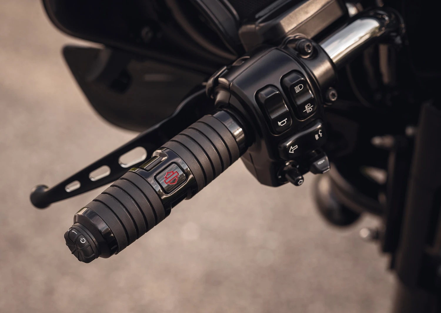 Harley Davidson Kahuna Lenkergriffe Beheizt Schwarz 5 Harley Davidson Kahuna Lenkergriffe Beheizt Schwarz – Bild 3