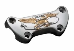 Harley Davidson Lenkerklemmstück Live To Ride Gold