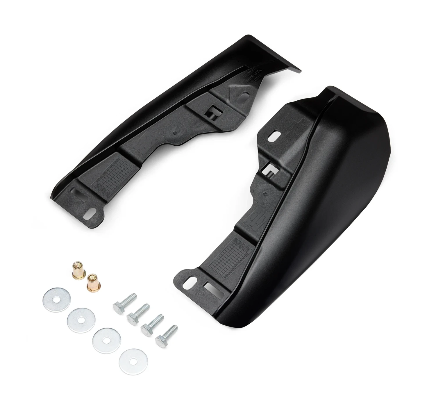 Harley Davidson Mittelrahmen-Windabweiser Schwarz 3 Harley Davidson Mittelrahmen-Windabweiser Schwarz