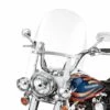 Harley Davidson Abnehmbare King-Size Windschutzscheibe 21" Klar & Polierte Streben