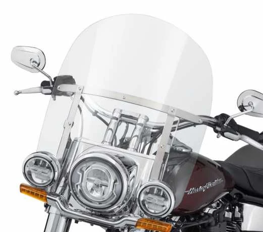 Harley Davidson King-Size Abnehmbares Windschild 18" Klar & Poliert 4 Harley Davidson King-Size Abnehmbares Windschild 18" Klar & Poliert – Bild 2