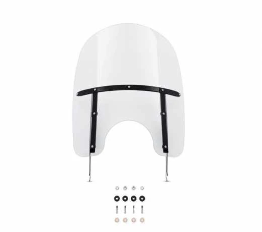 Harley Davidson King-Size Abnehmbares Windschild 21" Klar & Schwarz 3 Harley Davidson King-Size Abnehmbares Windschild 21" Klar & Schwarz