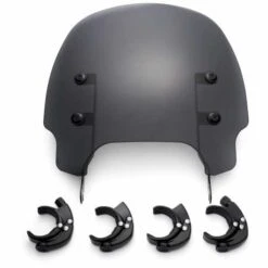 Harley Davidson Quick-Release Compact Windschild Dunkel Getönt