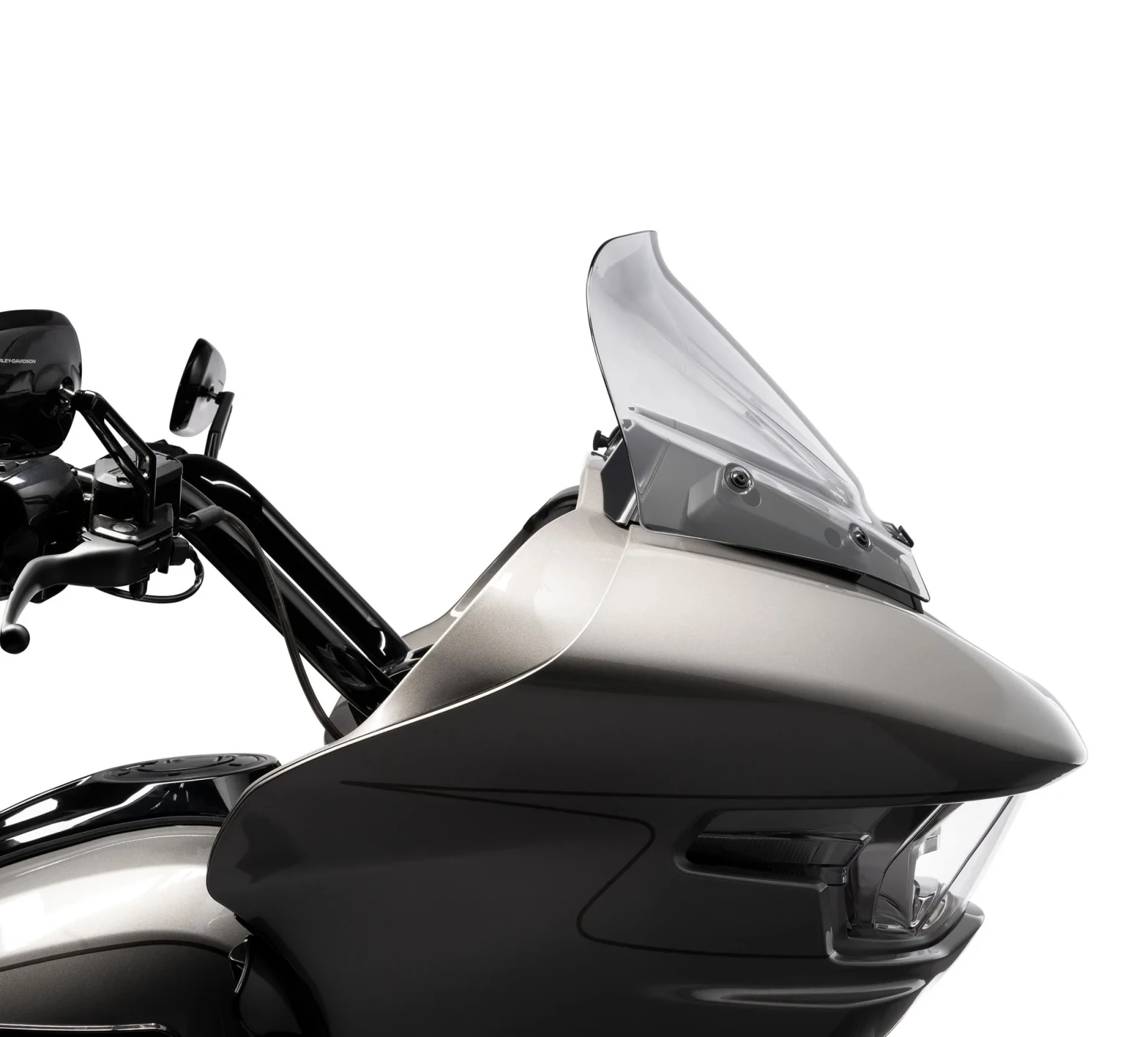 Harley Davidson Wind Splitter 10" Windschild Leicht Getönt 5 Harley Davidson Wind Splitter 10" Windschild Leicht Getönt – Bild 3