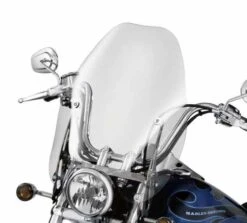 Harley Davidson Abnehmbare Super Sport Windschutzscheibe 18" Leicht Getönt