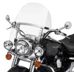 Harley Davidson Abnehmbares Windschild 18" Klar