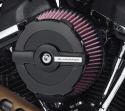 Harley Davidson Screamin Eagle Runde Luftfilterabdeckung Ratchet, Schwarz -Harley Davidson Store 61300845 3