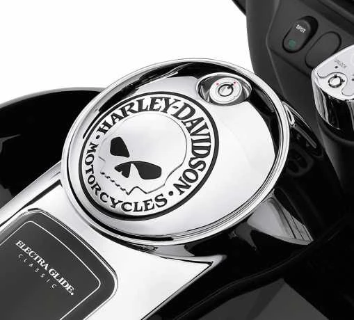 Harley Davidson Tankkonsolenklappe Willie G. Skull 4 Harley Davidson Tankkonsolenklappe Willie G. Skull – Bild 2