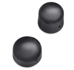 Harley Davidson Schwingen Achsbolzen-Cover Schwarz