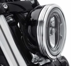 Harley Davidson Defiance Scheinwerfer Zierring 5 3/4" Chrom -Harley Davidson Store 61400429 23