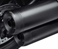 Harley Davidson Endkappen 4.5", Matt Schwarz -Harley Davidson Store 65100122 2