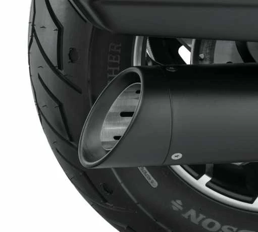 Harley Davidson Two-Piece Schalldämpfer Endkappe 4.5", Schwarz 4 Harley Davidson Two-Piece Schalldämpfer Endkappe 4.5", Schwarz – Bild 2