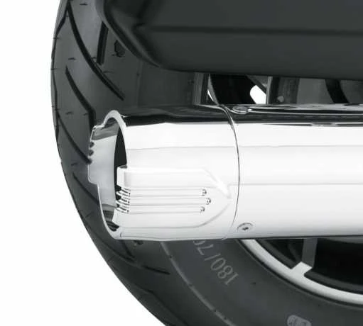 Harley Davidson Defiance Schalldämpfer Endkappen 4.5" Chrom 4 Harley Davidson Defiance Schalldämpfer Endkappen 4.5" Chrom – Bild 2