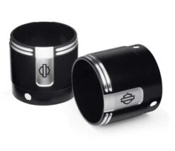 Harley Davidson Empire 4.5" Auspuff Endkappe Schwarz Cut