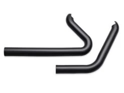 Harley Davidson Auspuff-Hitzeschild Kit, Matt Schwarz