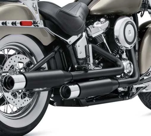 Harley Davidson Auspuff-Hitzeschild Kit, Matt Schwarz 4 Harley Davidson Auspuff-Hitzeschild Kit, Matt Schwarz – Bild 2