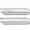 Harley Davidson Screamin Eagle Slash Cut Auspuff-Hitzeschild Chrom
