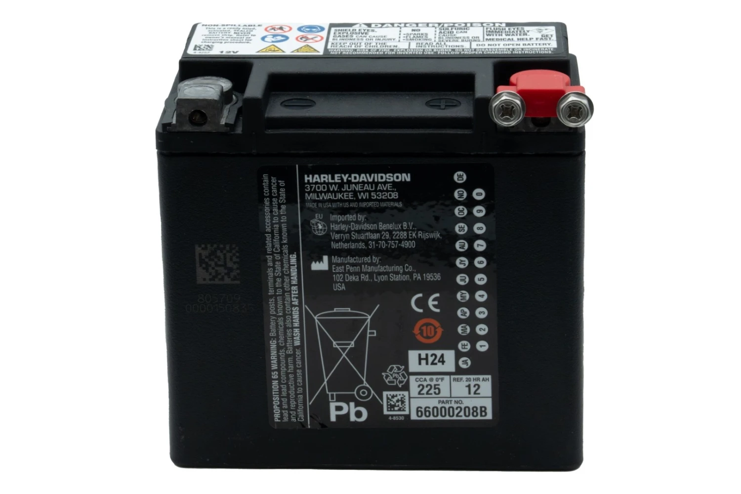 Harley Davidson Harley-Davidson AGM Batterie 4 Harley Davidson Harley-Davidson AGM Batterie – Bild 2