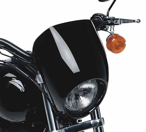Harley Davidson Scheinwerferschirm Vivid Black 3 Harley Davidson Scheinwerferschirm Vivid Black