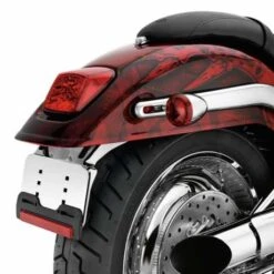 Harley Davidson Custom-LED-Rückleuchte Rotes Glas & Chrom Reflektor 7 Harley Davidson Custom-LED-Rückleuchte Rotes Glas & Chrom Reflektor -Harley Davidson Store 69366 07 harley1