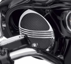 Harley Davidson Defiance Batwing Fairing Lautsprecher-Verzierung Chrom -Harley Davidson Store 76000685 2