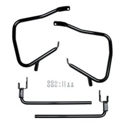 Harley Davidson Seitenkoffer-Schutzbügel Hinten Schwarz