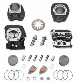 Harley Davidson Screamin Eagle Bolt-On 110" Street Performance Kit. Schwarz Mit Highlights