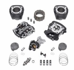 Harley Davidson Screamin Eagle Stage IV Kit 114ci Schwarz/highlights