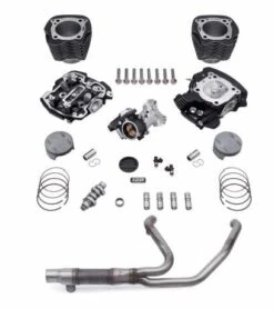 Harley Davidson Screamin Eagle Stage IV Kit 128ci Schwarz/highlighted