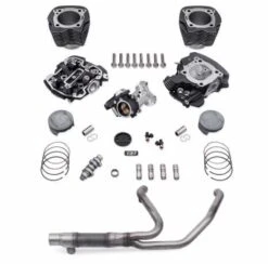 Harley Davidson Screamin Eagle Stage IV Kit 131ci Schwarz Granit