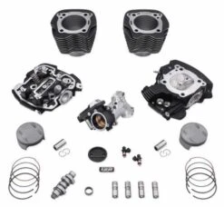 Harley Davidson Screamin Eagle Stage IV Kit 128ci Schwarz/highlights